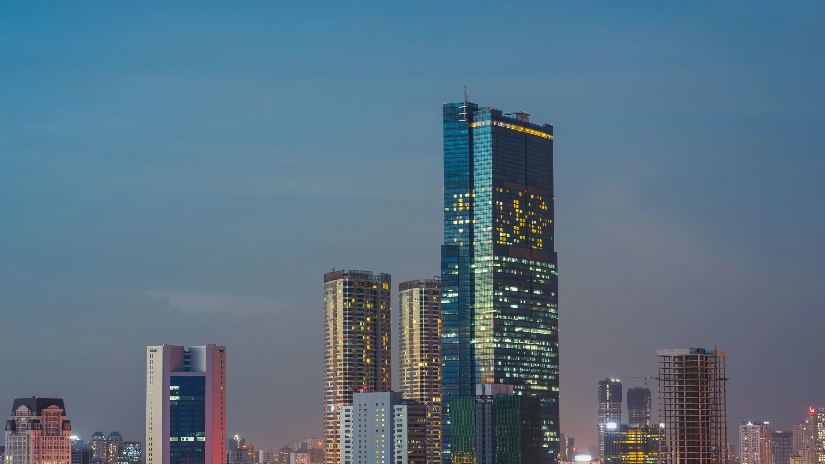 Luxury apartment interior in Hanoi
